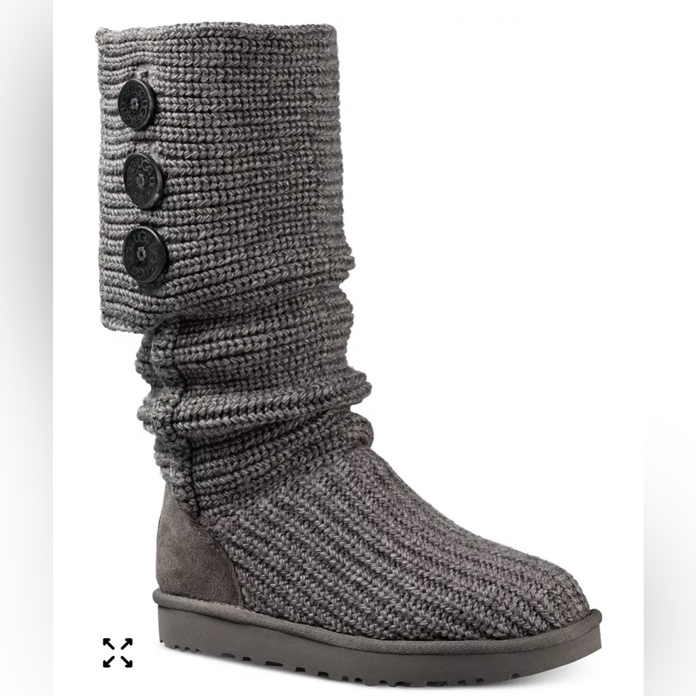 EUC - Ugg “Classic Cardy” boots in Gray - 8